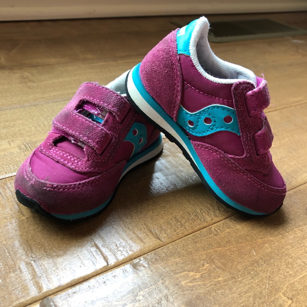 Saucony Jazz Pink and Blue, 4.5T
